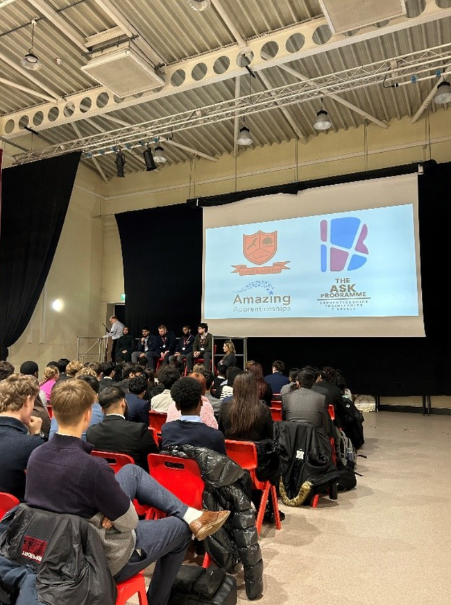 ASK Apprenticeship event at Highcrest Academy, High Wycombe