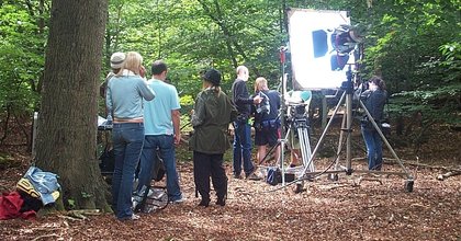Black Park Filming In Native Woodland