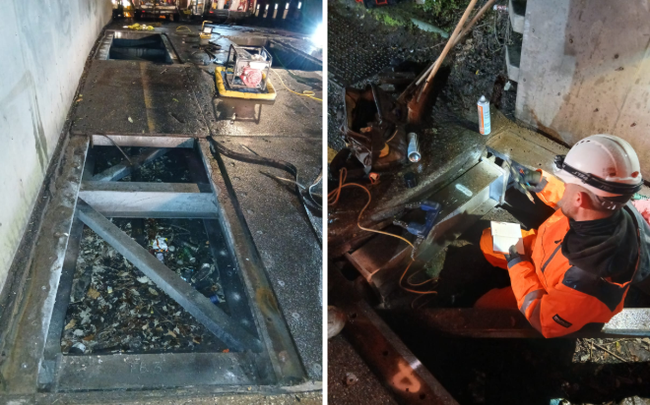 Non-Destructive Testing surveys being carried out by engineers