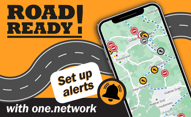 Road Ready - set up alerts