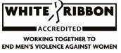 white ribbon x x small